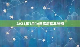 2021年1月16日农历初三属相，2021年正月初三是黄道吉日吗