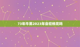 73年牛男2023年会犯桃花吗(星座专家介绍)