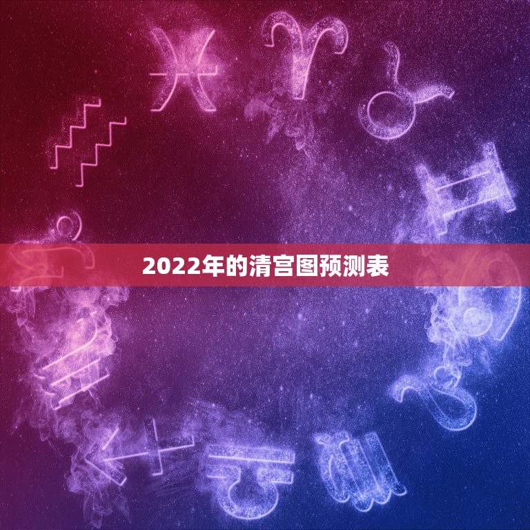 2022年的清宫图预测表，清宫图2023年生男生女表怎么算