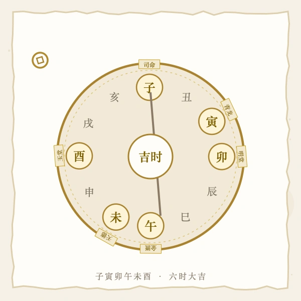 十二时辰吉时盘