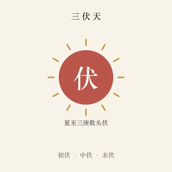 三伏天烈日炎炎
