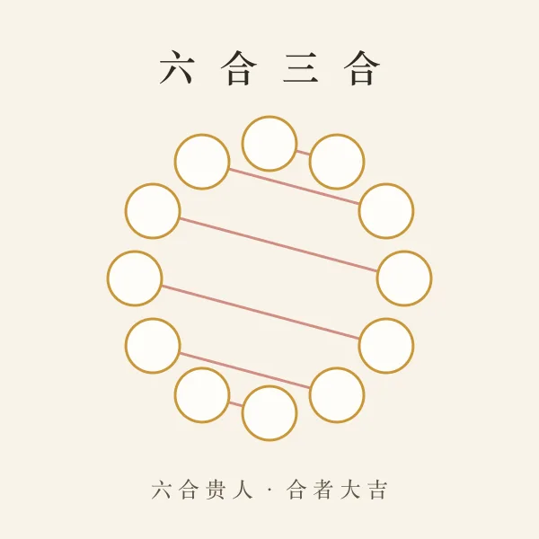 地支六合关系图