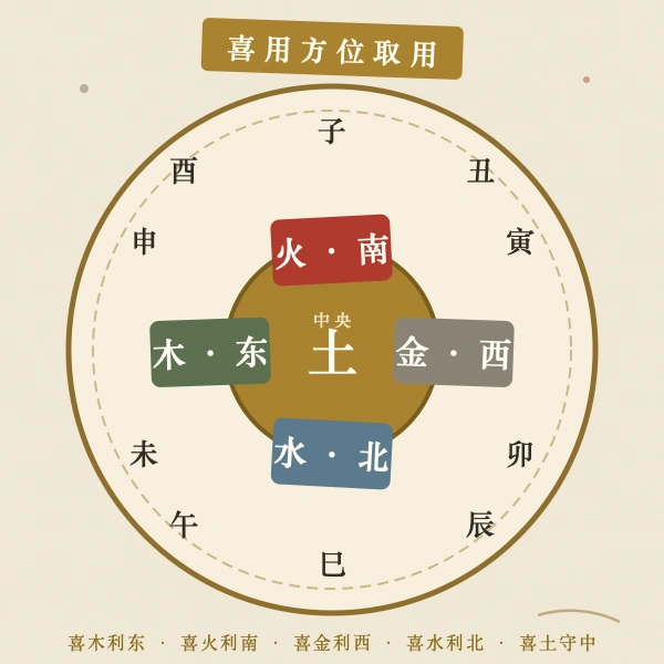 喜用神颜色方位应用