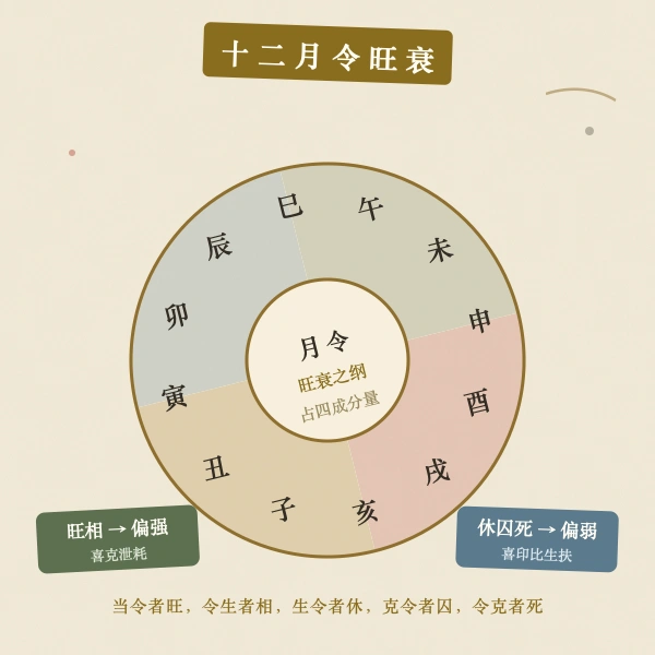 十二月令旺相休囚
