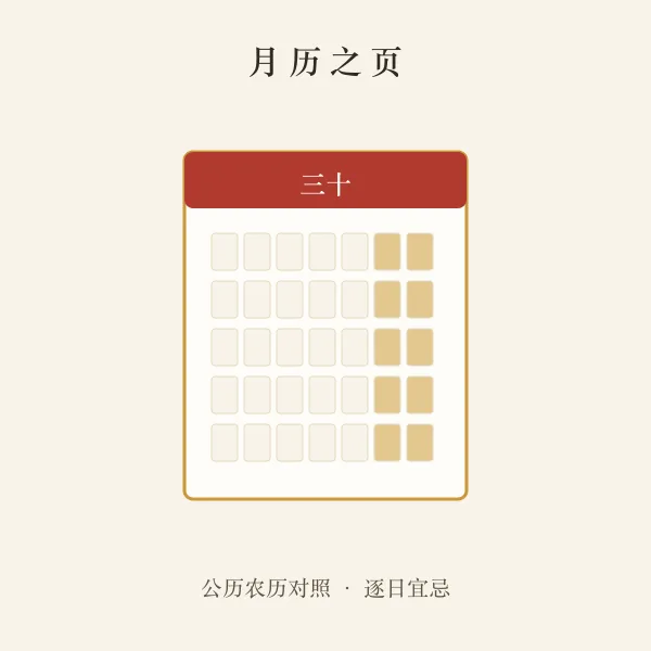 12月黄历日历表