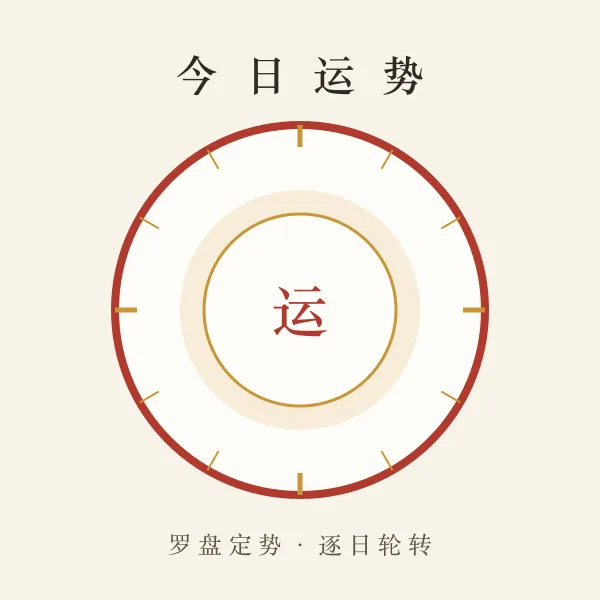 今日运势罗盘