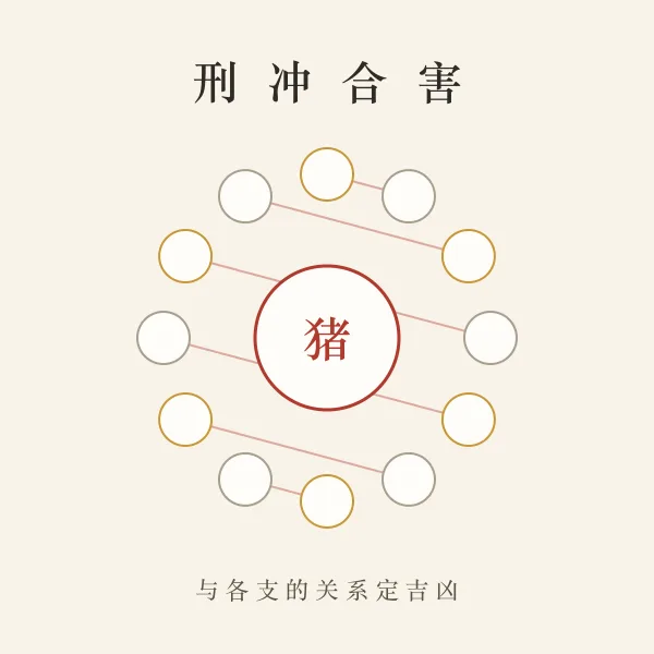地支刑冲合害关系图