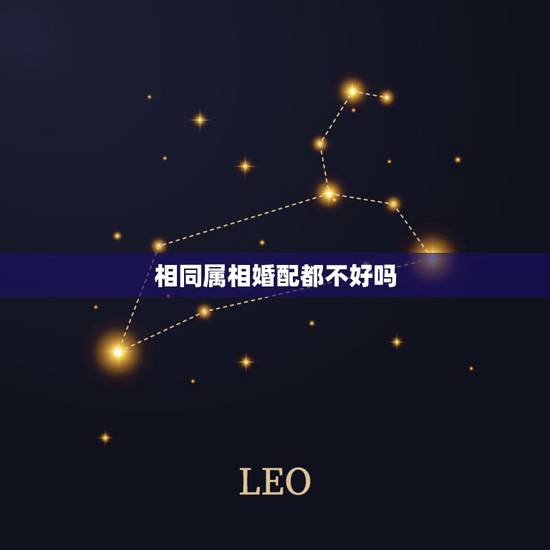 相同属相婚配都不好吗,相同属相婚配吗? 相同属相婚配都不好吗,相同属相婚配吗?