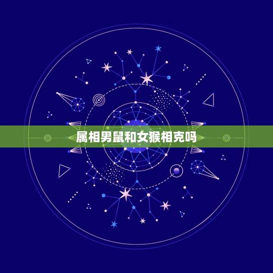 属相男鼠和女猴相克吗，十二生肖相生又相克，属鼠的和什么属相最配？