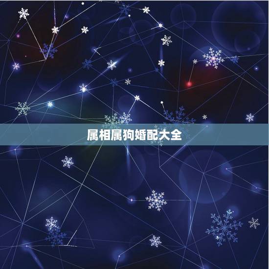 属相属狗婚配大全，属狗婚配和什么属相合适
