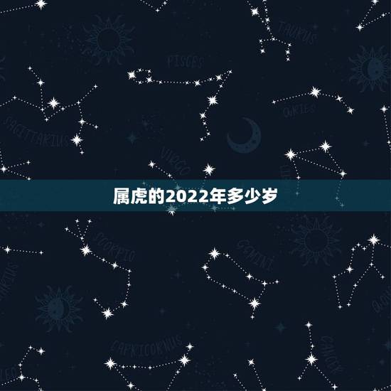属虎的2022年多少岁,属猪的2022 年多少岁 属虎的2022年多少岁,属猪的2022 年多少岁