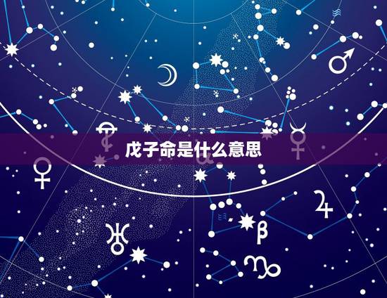 戊子命是什么意思,戊子年是什么命 戊子命是什么意思,戊子年是什么命