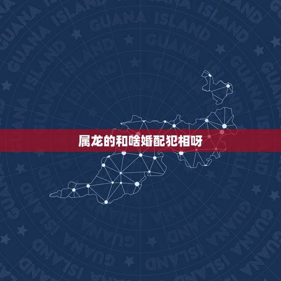 属龙的和啥婚配犯相呀，属龙的跟什么属相婚配好