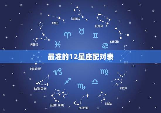 最准的12星座配对表 星座最佳配对排行 最准的12星座配对表 星座最佳配对排行