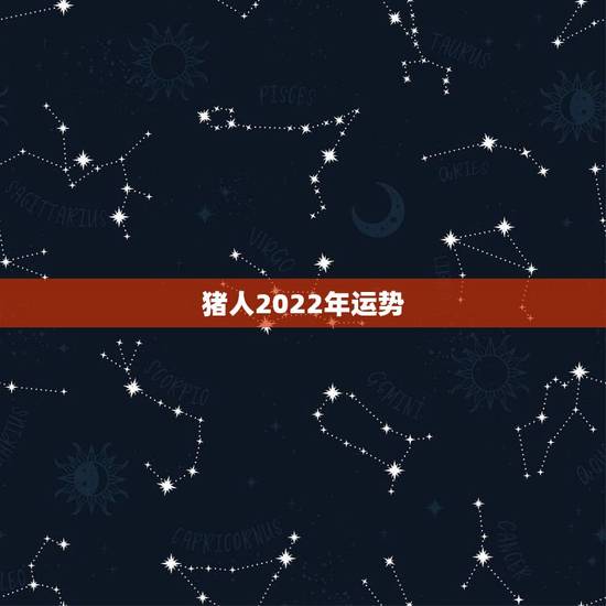 猪人2022年运势，2022年12生肖运势解析