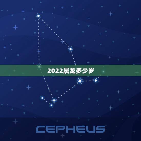 2022属龙多少岁，2022 年属龙的多大岁数