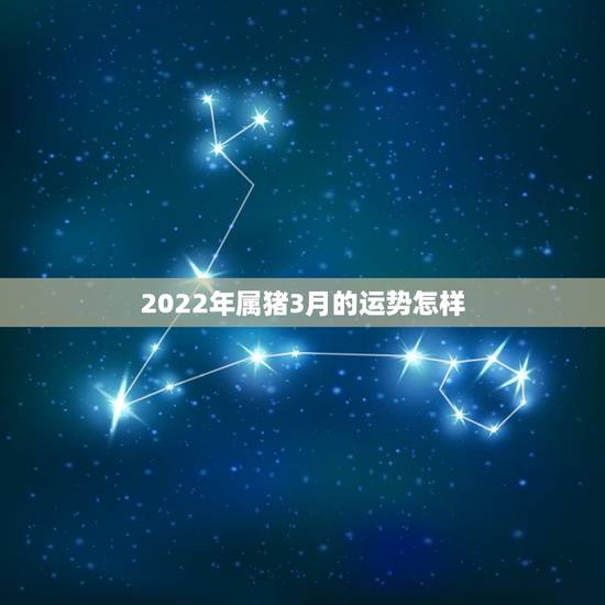 2022年属猪3月的运势怎样，1983属猪的2008年运程(每个月的运