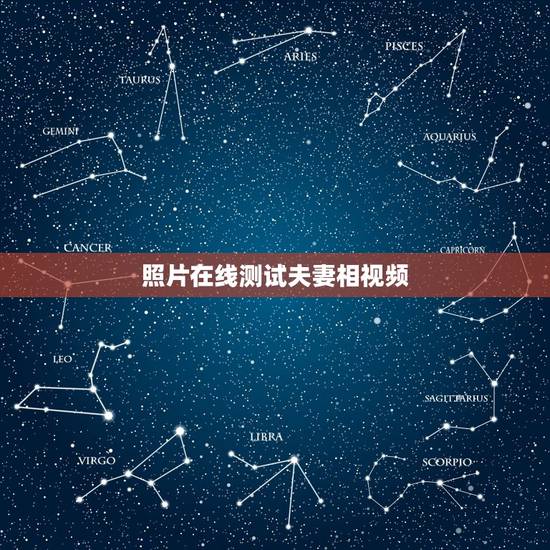照片在线测试夫妻相视频，求一款可以模拟一个和你有夫妻相的人的软件