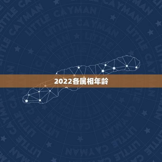 2022各属相年龄，2022年虚岁年龄对照表