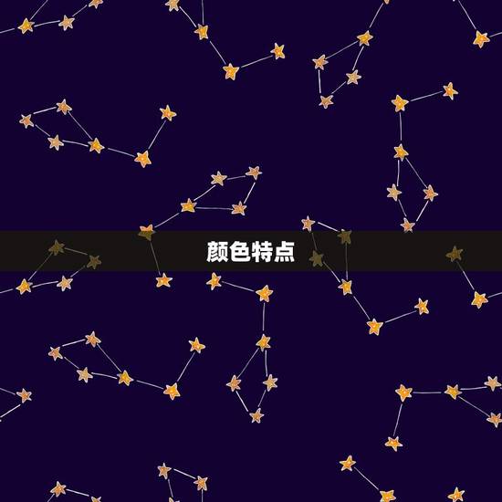 颜色特点 颜色特点