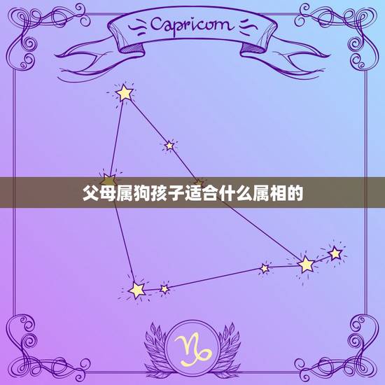 父母属狗孩子适合什么属相的，属狗的爸妈生个什么属相的孩子好