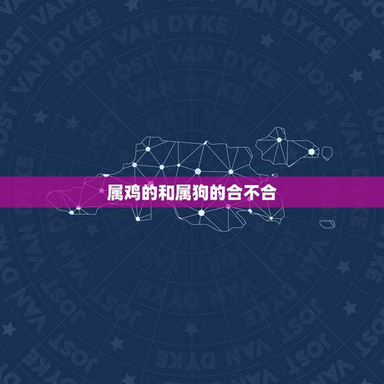 属鸡的和属狗的合不合，属鸡的和属狗的真的不