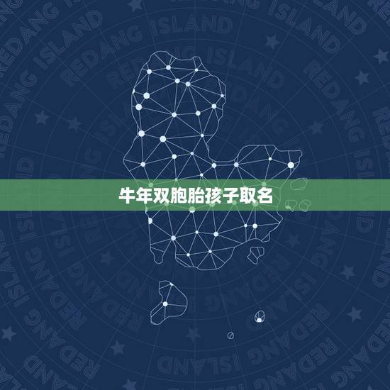 牛年双胞胎孩子取名,属牛的人取名字带什么好 牛年双胞胎孩子取名,属牛的人取名字带什么好