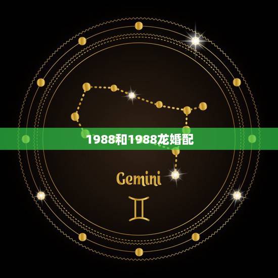 1988和1988龙婚配，1988属龙的属相婚配表