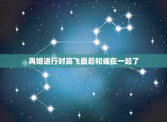 再婚进行时高飞最后和谁在一起了，再婚进行时最后沈心和谁在一起