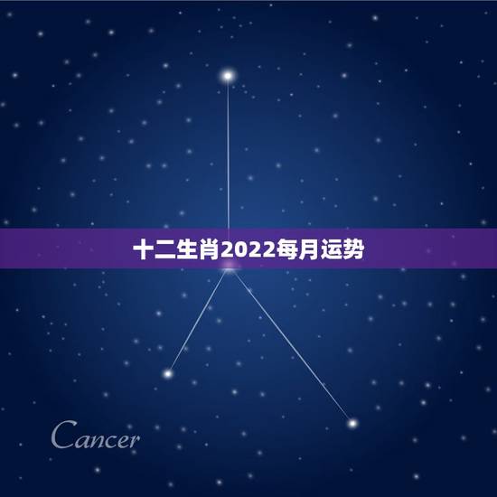十二生肖2022每月运势，2022年运势最好的生肖