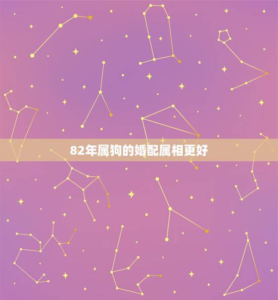 82年属狗的婚配属相更好,82年狗男和82年狗女相配吗 82年属狗的婚配属相更好,82年狗男和82年狗女相配吗