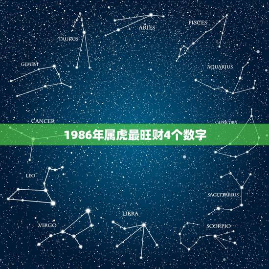 1986年属虎最旺财4个数字,1986年属虎幸运数字 1986年属虎最旺财4个数字,1986年属虎幸运数字