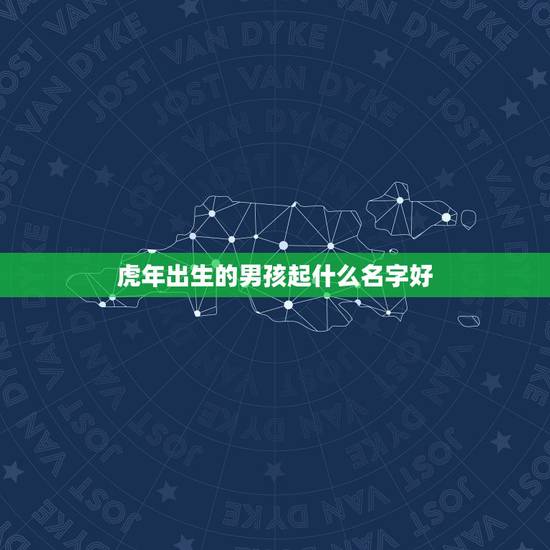 虎年出生的男孩起什么名字好 属虎男宝宝取名字大全 虎年出生的男孩起什么名字好 属虎男宝宝取名字大全