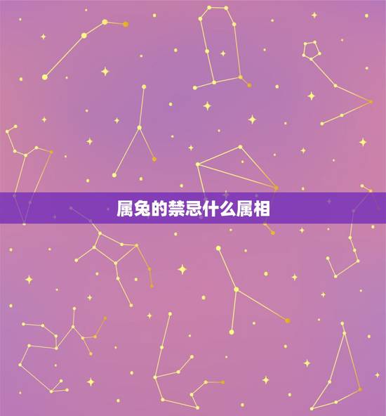 属兔的禁忌什么属相，属兔人结婚忌讳什么属相