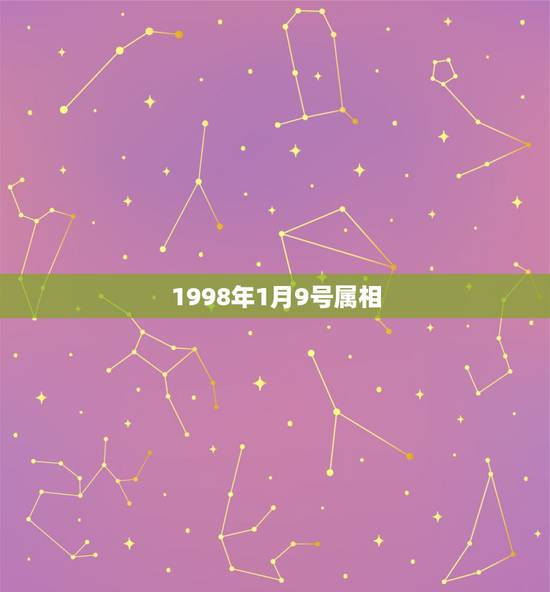 1998年1月9号属相，1998年1月9日今年虚岁多少岁了属什么求大神
