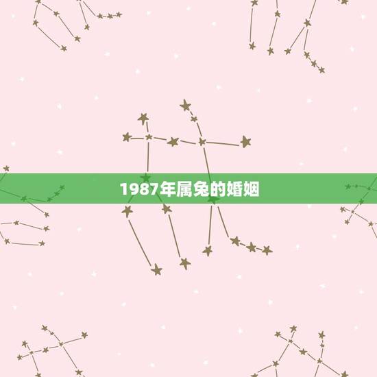 1987年属兔的婚姻,1987年属兔的人婚姻 1987年属兔的婚姻,1987年属兔的人婚姻