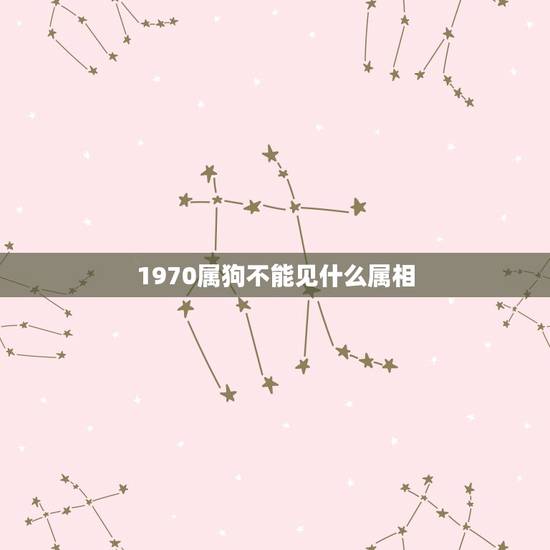 1970属狗不能见什么属相,属狗和什么属相相冲 1970属狗不能见什么属相,属狗和什么属相相冲