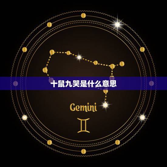 十鼠九哭是什么意思,为什么属鼠1996的命苦 十鼠九哭是什么意思,为什么属鼠1996的命苦