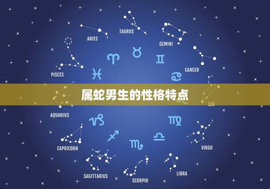 属蛇男生的性格特点