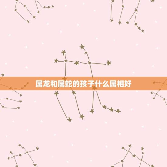 属龙和属蛇的孩子什么属相好,属龙的和属蛇的配吗生个什么属相的宝宝好 属龙和属蛇的孩子什么属相好,属龙的和属蛇的配吗生个什么属相的宝宝好