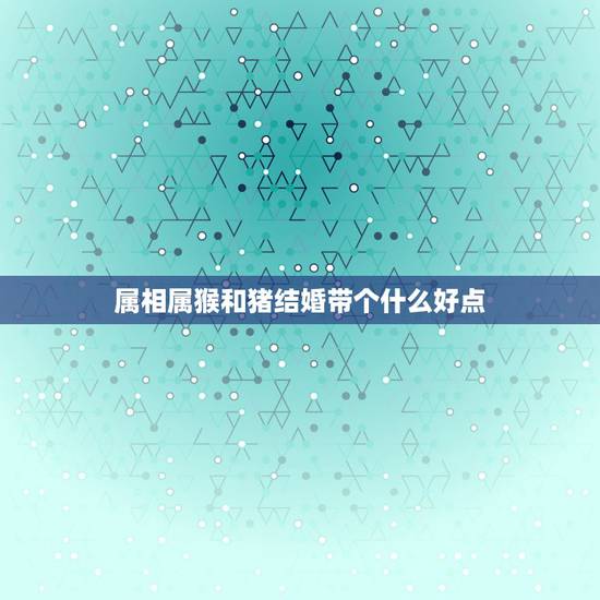 属相属猴和猪结婚带个什么好点,属猴的和属猪的合婚吗? 属相属猴和猪结婚带个什么好点,属猴的和属猪的合婚吗?