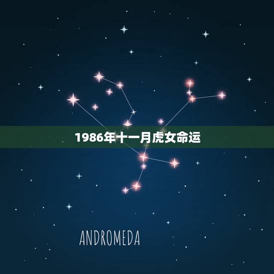 1986年十一月虎女命运，我算一下1986年12月20农历属虎的生辰八