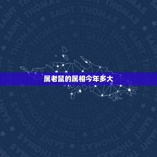 属老鼠的属相今年多大，属鼠的今年多大？
