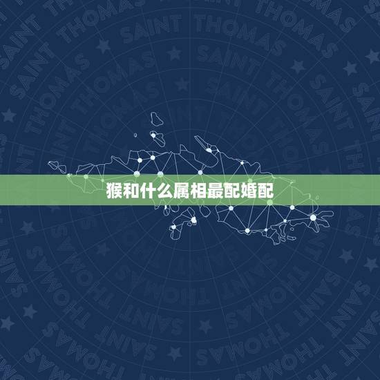 猴和什么属相最配婚配，属猴女和什么属相最配