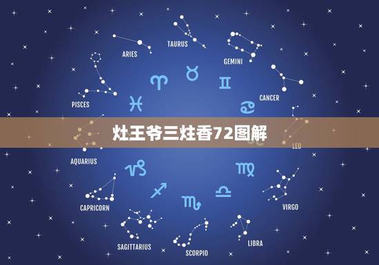 灶王爷三炷香72图解，三根香烧香图解