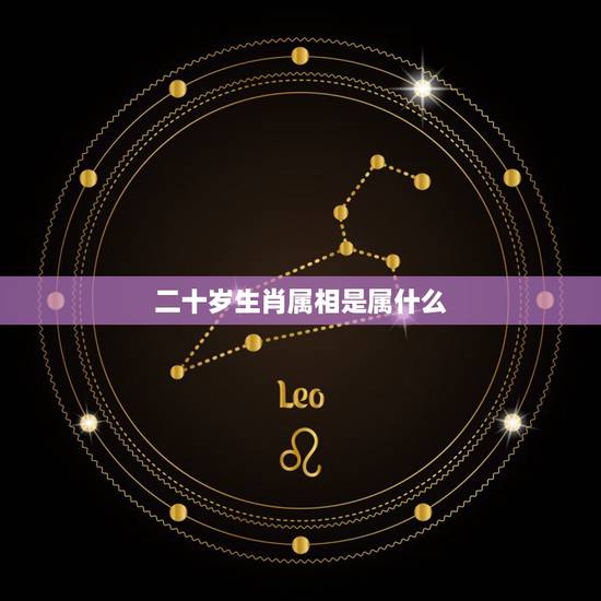 二十岁生肖属相是属什么,20岁到28岁生肖分别属什么的 二十岁生肖属相是属什么,20岁到28岁生肖分别属什么的