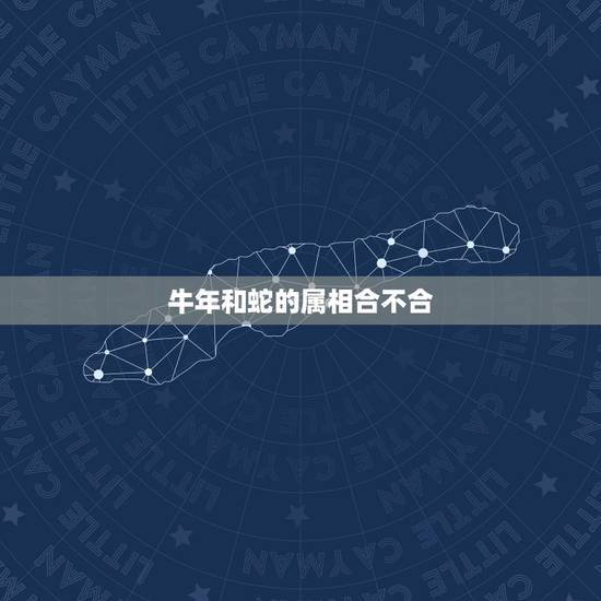 牛年和蛇的属相合不合，属相牛和蛇能在一起合适吗？