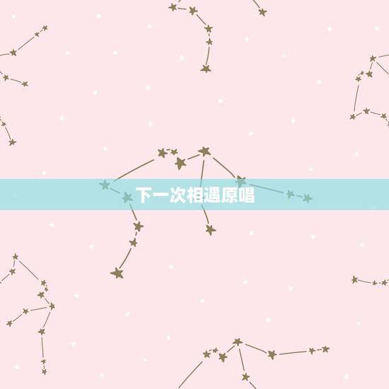 下一次相遇原唱,歌词里的下一次相遇忧伤的是什么歌 下一次相遇原唱,歌词里的下一次相遇忧伤的是什么歌
