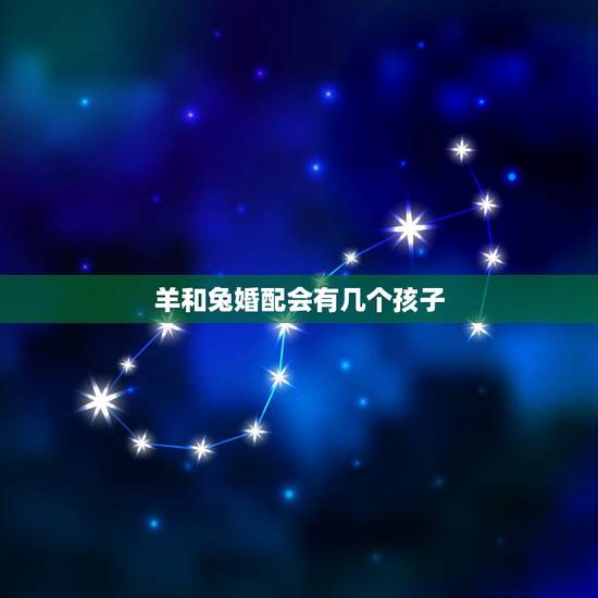 羊和兔婚配会有几个孩子，十二生肖的羊和兔配？