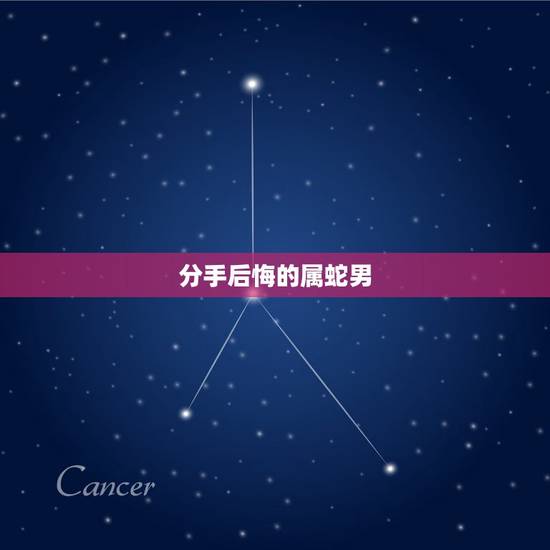 分手后悔的属蛇男,属蛇男分手后回头 分手后悔的属蛇男,属蛇男分手后回头